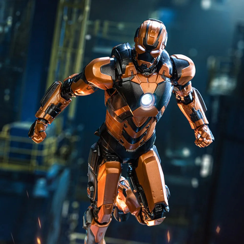 Figurine ZD Toys Iron Man MK39 Starboost - Variante Teal