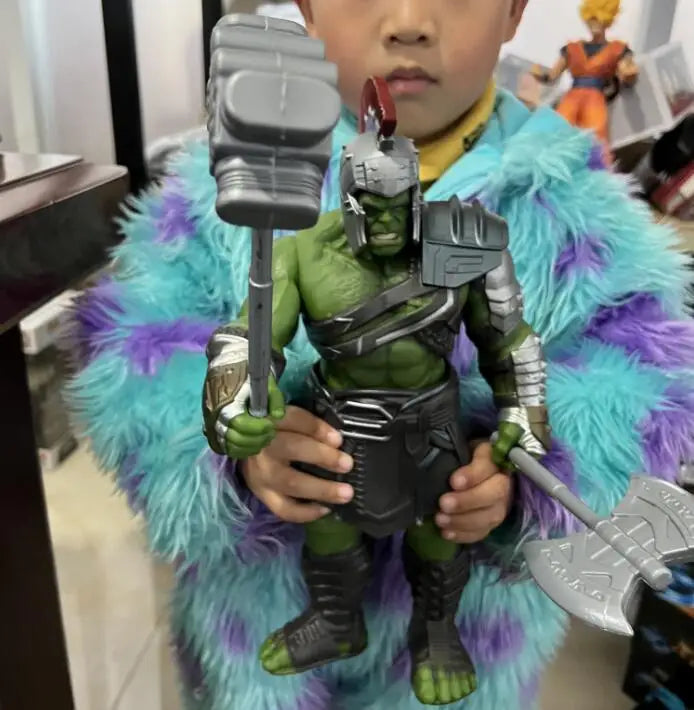 Figurine Avengers Thor Ragnarok - Articulée Marteau et Hache 30cm