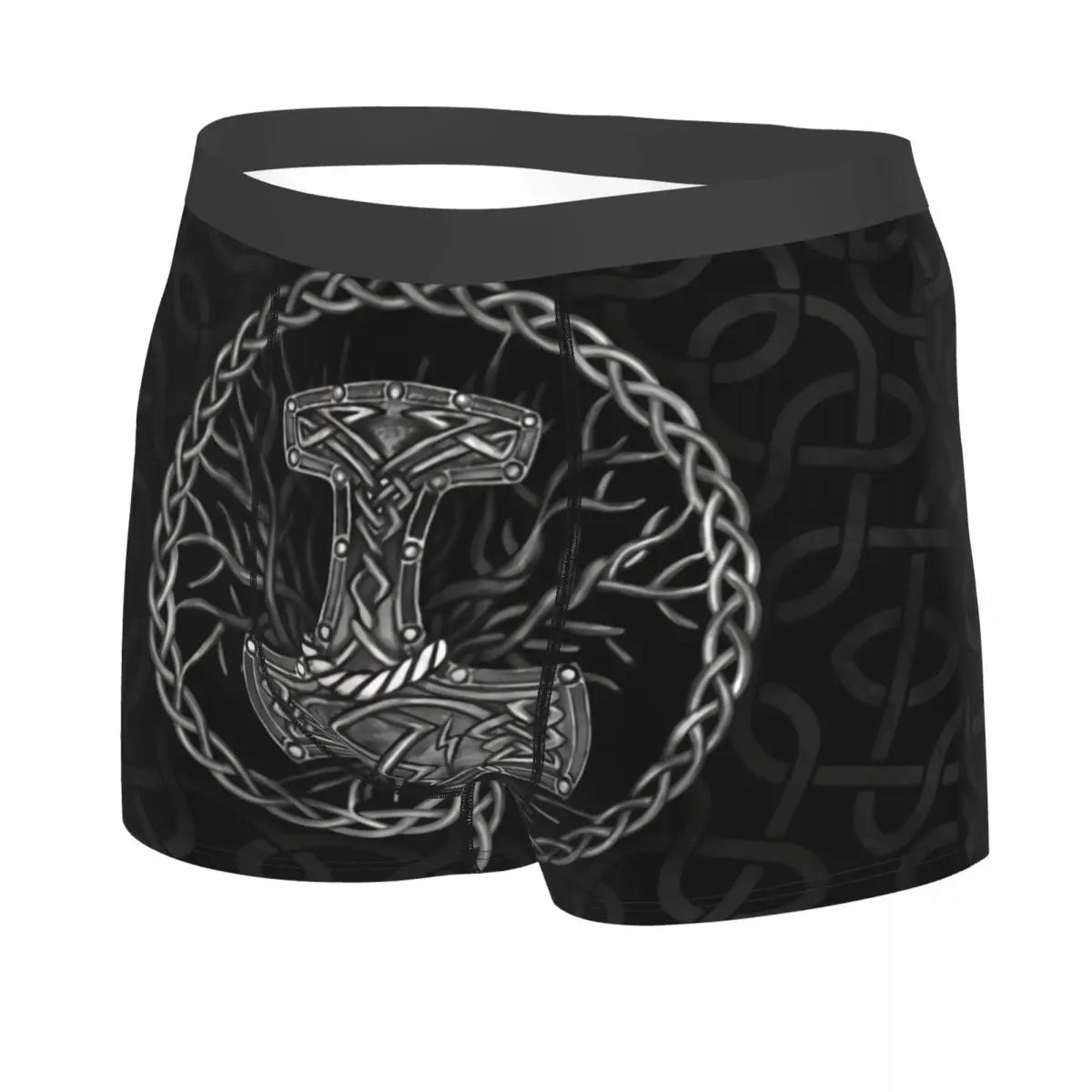 Caleçon Thor - Marteau Mjolnir et Arbre de Vie Celtique