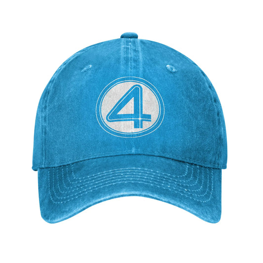 Casquette Fantastic Four - Denim Délavé Turquoise