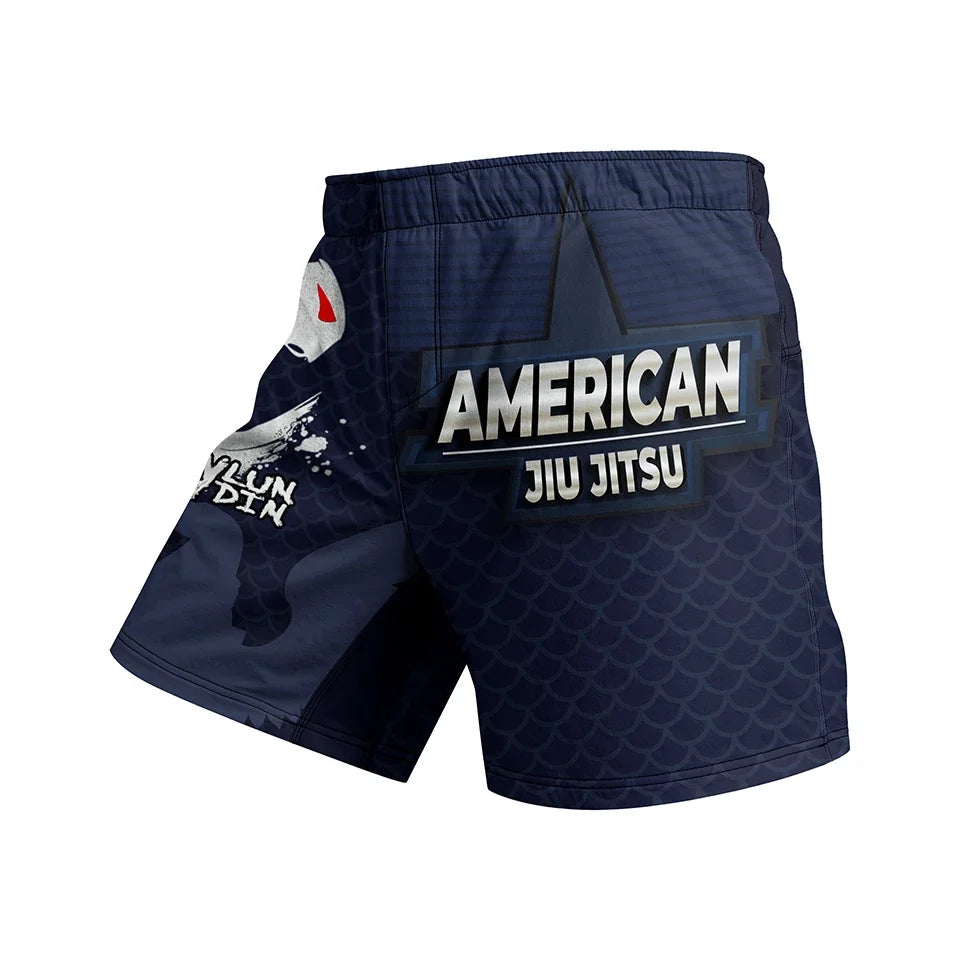 Short Jiu-Jitsu Captain America - Bouclier et Aigle