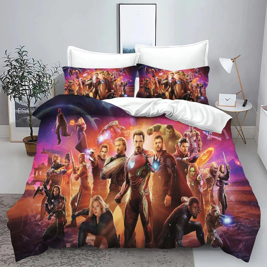 Housse de Couette Avengers - Infinity War Groupe Complet