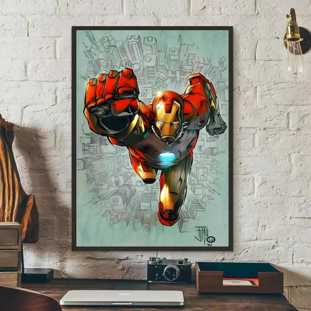 Sticker Iron Man - Armure Endommagée