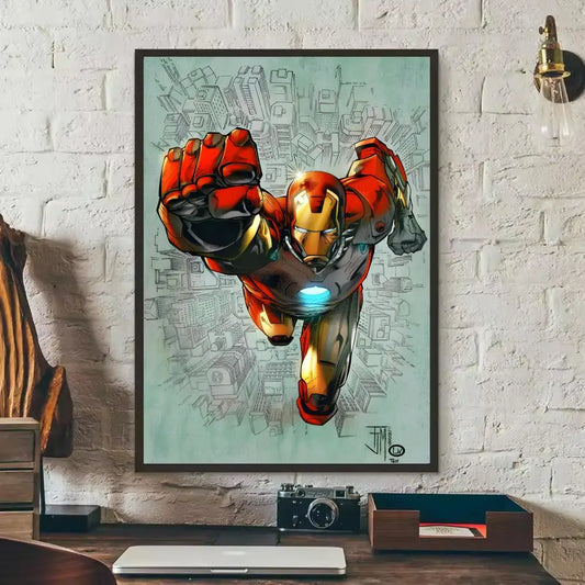 Sticker Iron Man - Armure Endommagée