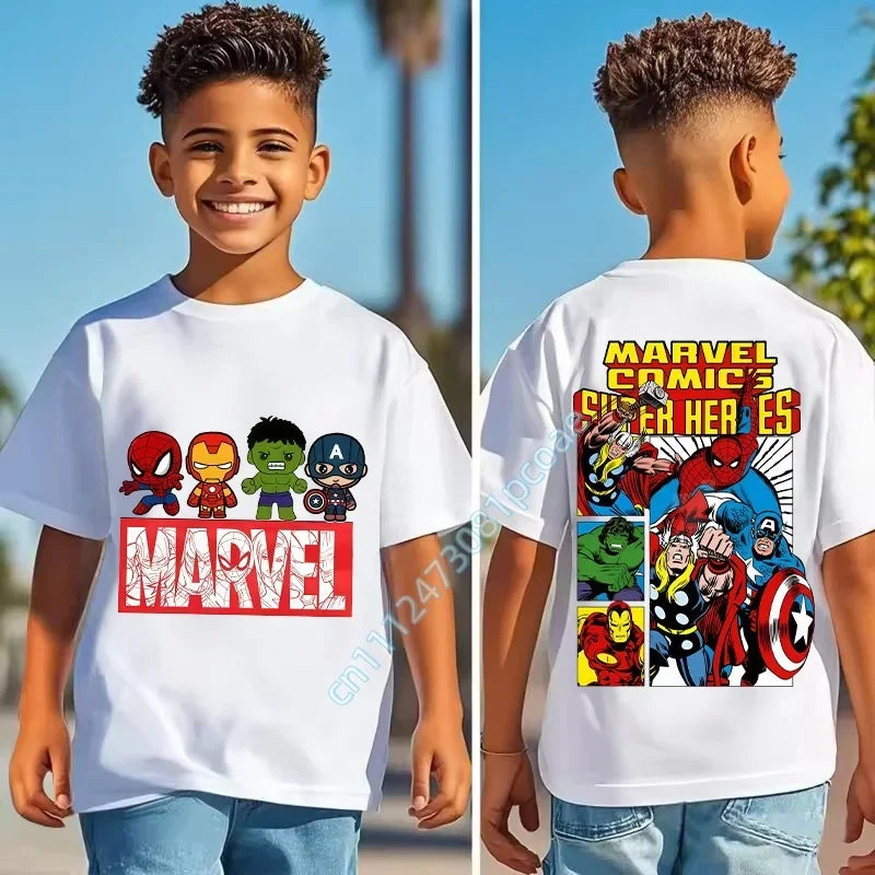 T-Shirt Enfant Marvel Comic's Super Heroes - Bandes Dessinées Dos