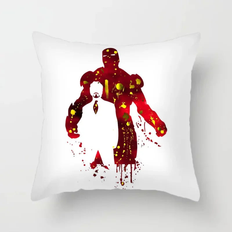 Housse de Coussin Iron Man - Silhouette Tony Stark