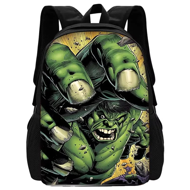 Sac à Dos Enfant Hulk - Explosion Style Comic Doré