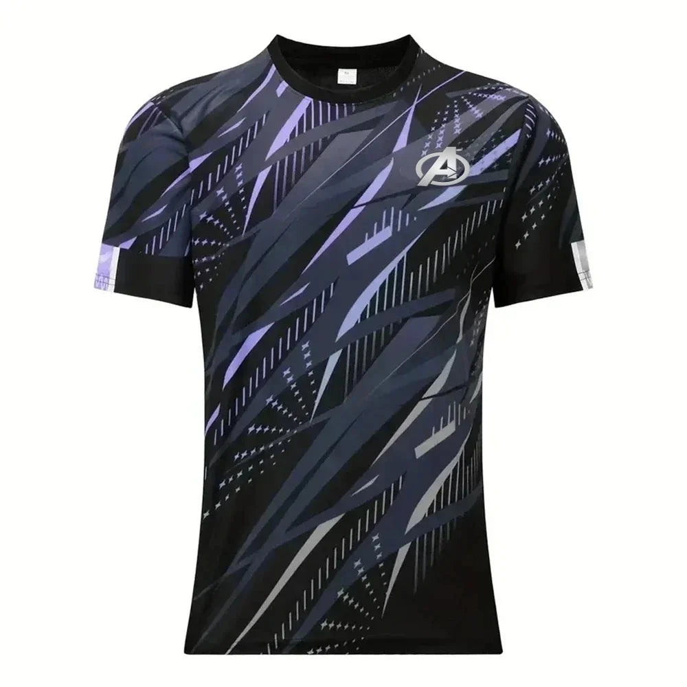 Maillot Sport Avengers Homme - Séchage Rapide Rose Noir