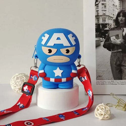 Sac Bandoulière Figurine Avengers Captain America - Bleu
