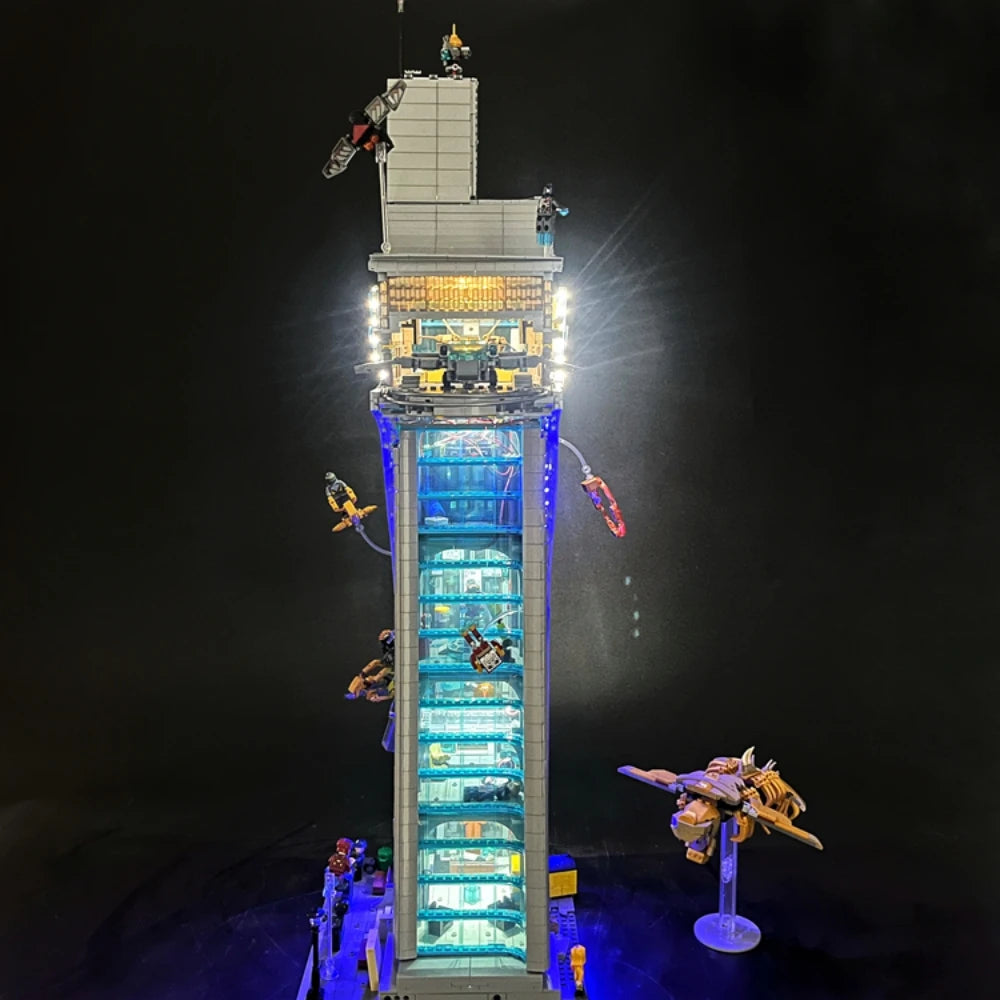 Kit LED BYB pour Tour Avengers LEGO 76269 - Eclairage Decoratif Telecommande