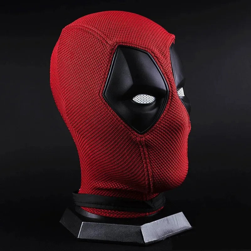 Masque Cagoule Deadpool - Cosplay Intégral Tissu Rouge Noir