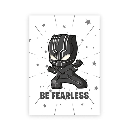 Poster Chibi Black Panther - Be Fearless