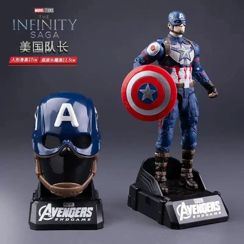 Figurine Captain America Endgame avec Casque - Avengers Collection