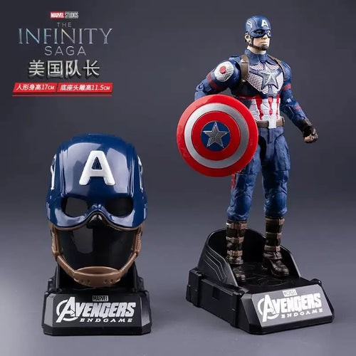 Figurine Captain America Endgame avec Casque - Avengers Collection
