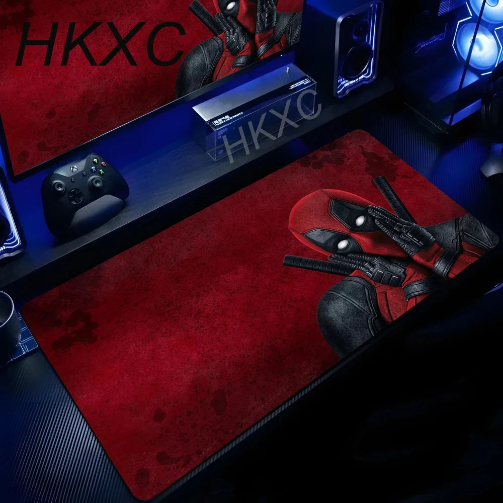 Tapis de Souris Marvel Deadpool - Assis Fond Rouge Sombre