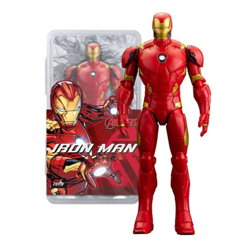 Coffret Avengers - Collection Multi-Personnages Iron Man Thor Hulk Spider-Man 18cm