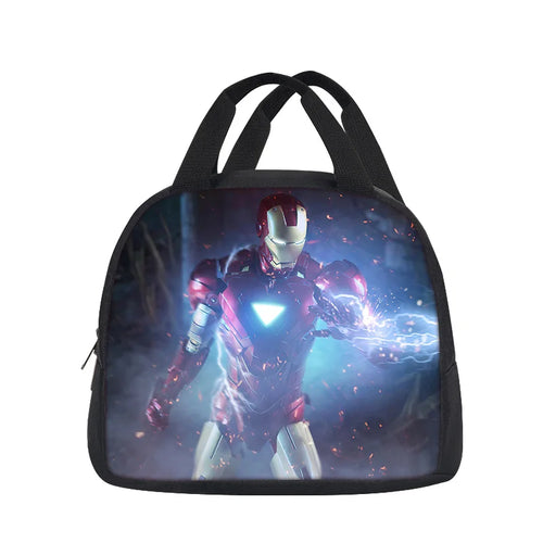 Sac Repas Cabas Avengers Iron Man - Réacteur Triangulaire Éclairs
