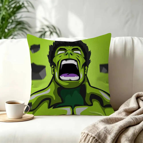 Housse de Coussin Hulk - Cri Style Vectoriel