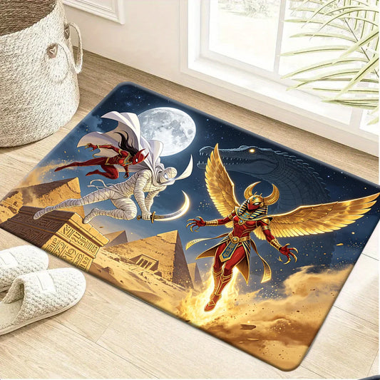 Tapis Avengers Moon Knight - Décor Égyptien Dieu Ailé