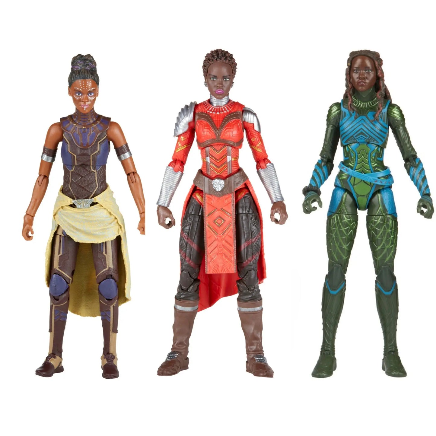 Figurine Avengers Nakia - Tenue Wakanda Verte Bleue