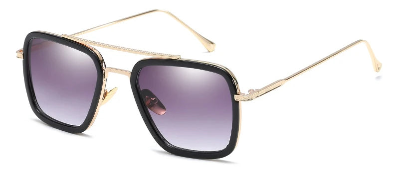 Lunettes Avengers Iron Man - Style Edith Monture Noire Or