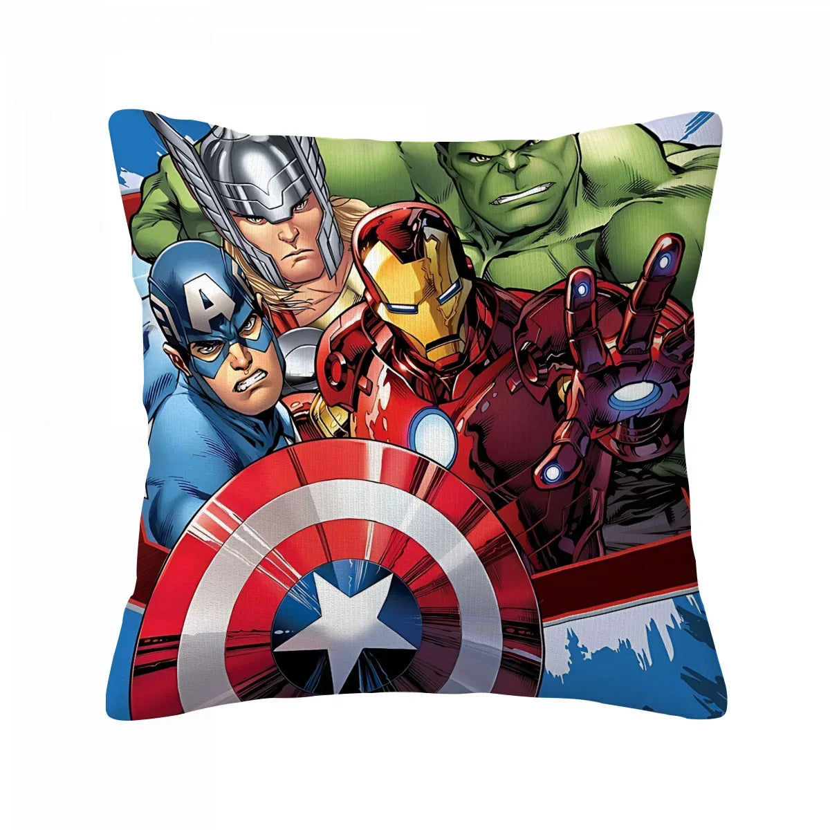 Housse de Coussin Avengers Groupe - Comic Classique Quatuor