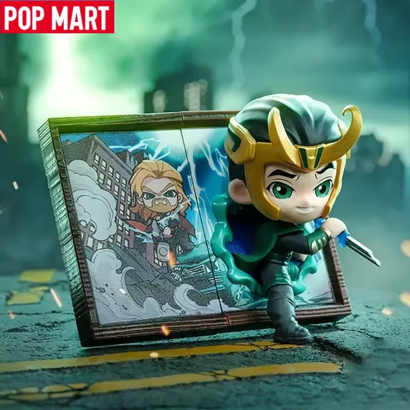 Blind Box POP MART Marvel Cadre Photo - Série 10 Figurine Mystère