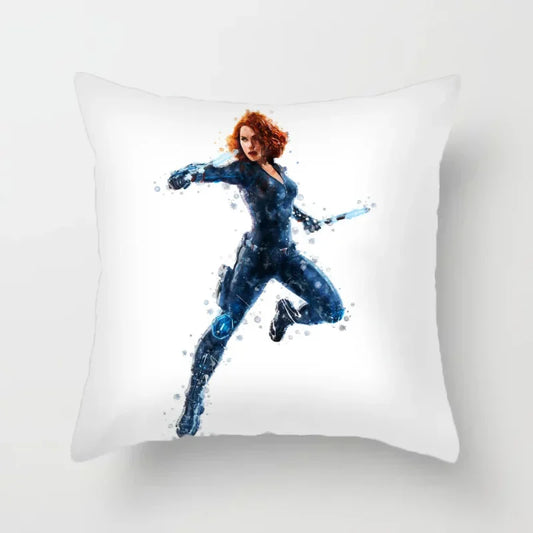 Housse de Coussin Black Widow - Aquarelle Artistique