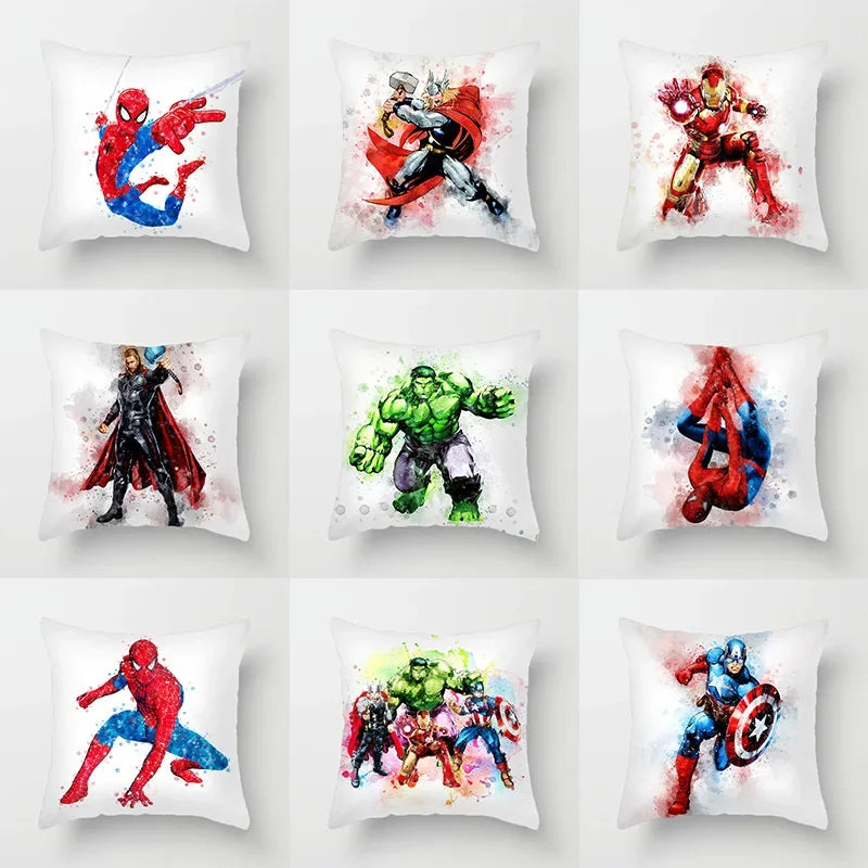 Housse de Coussin Iron Man - Silhouette Tony Stark
