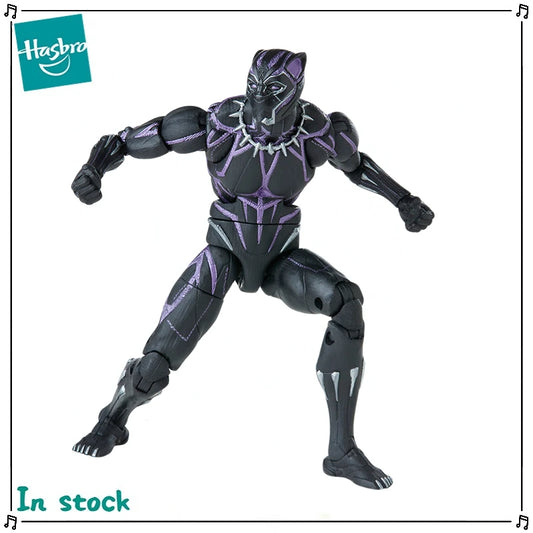 Figurine Hasbro Marvel Legends Black Panther - Costume Noir Violet Articulée