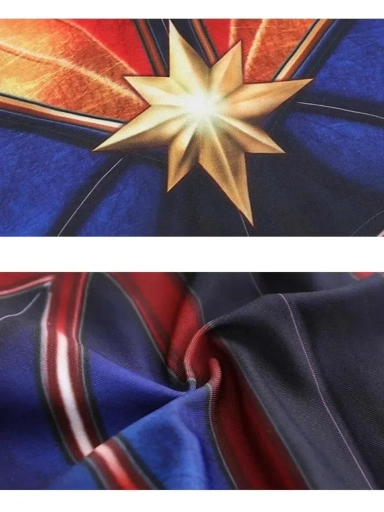 Combinaison Cosplay Captain Marvel - Carol Danvers Variante 2
