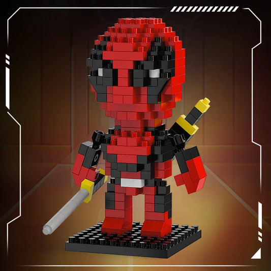 Blocs de Construction Avengers Deadpool Chibi - Katanas