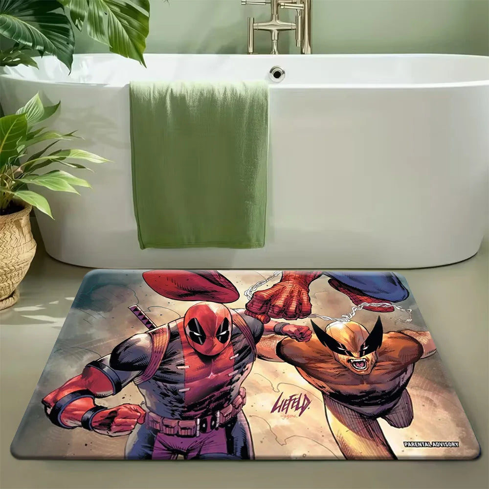 Tapis Marvel Avengers Infinity War - Design Équipe Colorée