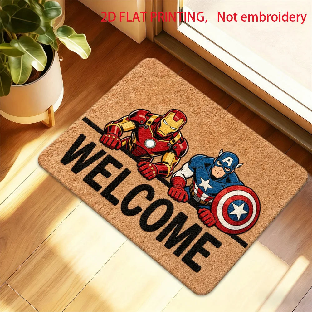 Tapis Marvel Deadpool & Wolverine - Design Duo Rouge Intense
