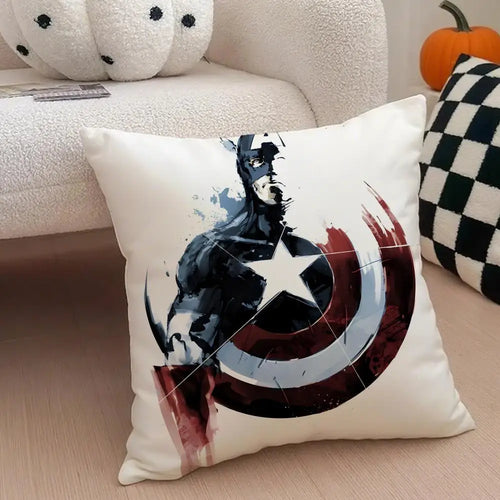 Housse de Coussin Captain America - Pose Combat