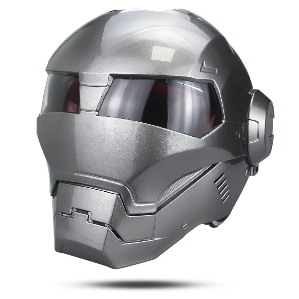 Casque Iron Man Avengers - Cosplay Gris