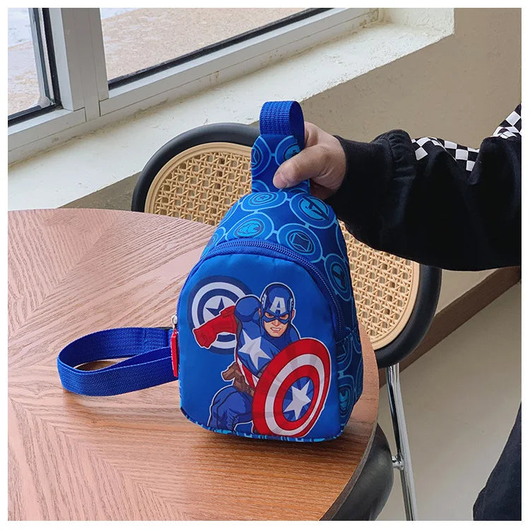 Sac Avengers - Sac Poitrine Noir Enfant