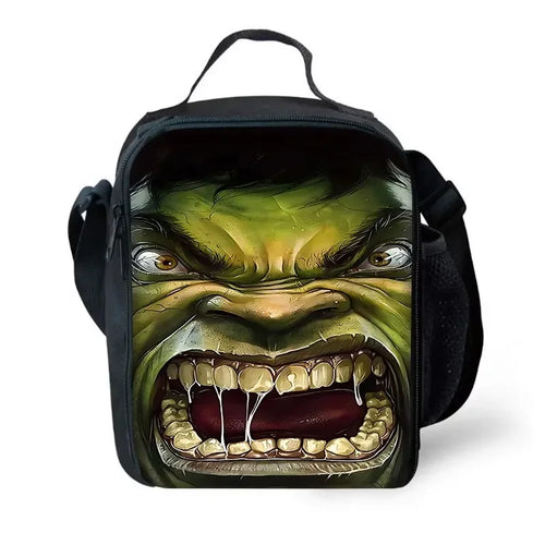Sac Repas Enfant Hulk - Bouche Ouverte Dents Detaillees