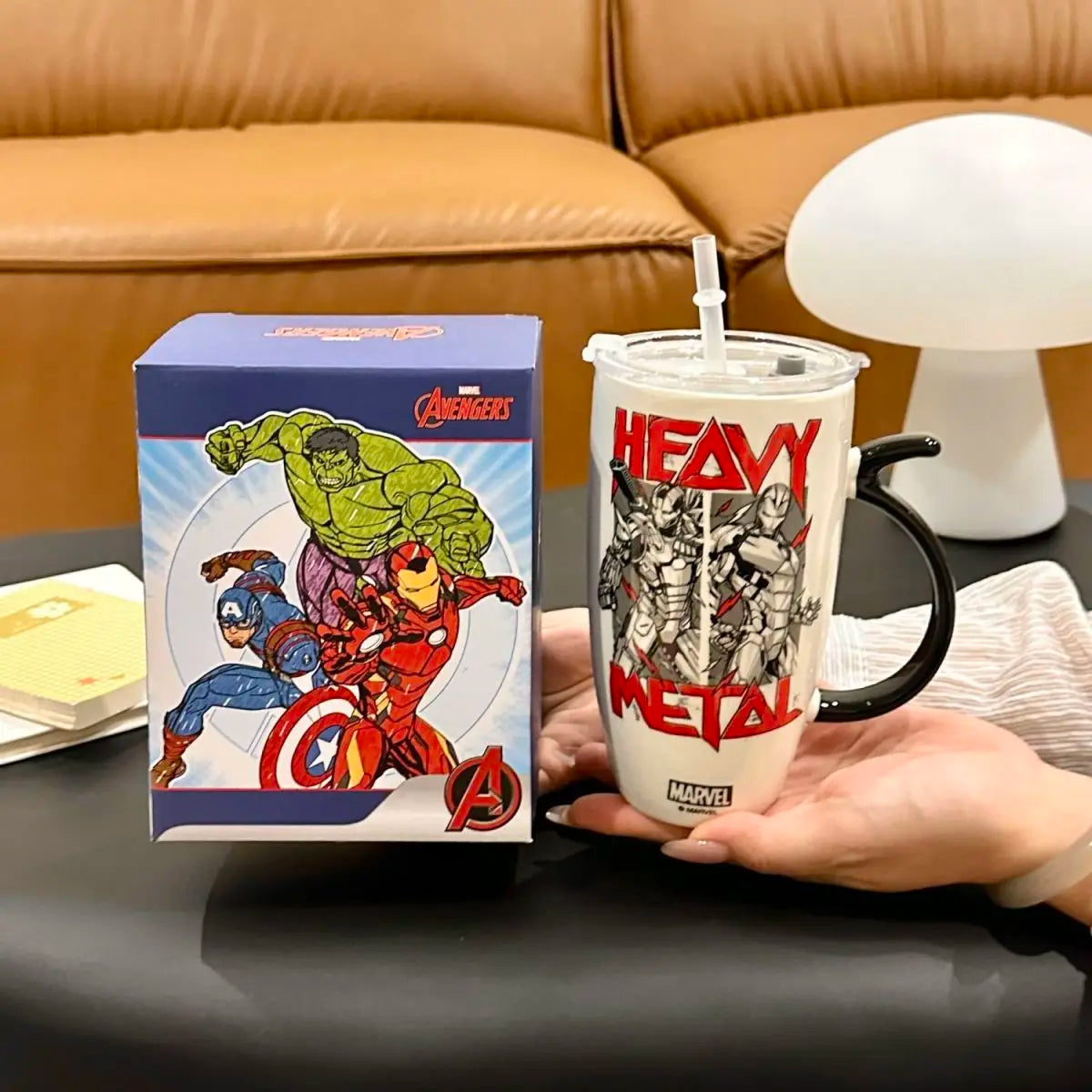 Mug Avengers Iron Man - Heavy Metal Blanc