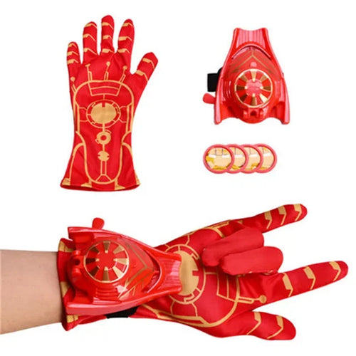Gant Lanceur Iron Man - Disque Rouge et Or