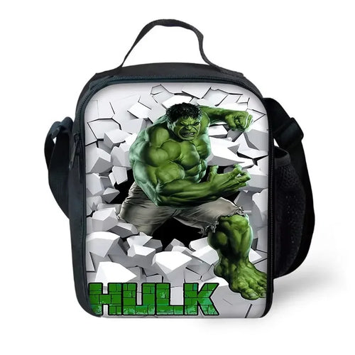 Sac Repas Hulk - Corps Entier Traversant Mur Blanc Fissuré