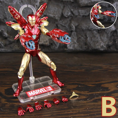 Figurine ZD Toys Iron Man MK85 2.0 LED - Pose Combat Variante B2