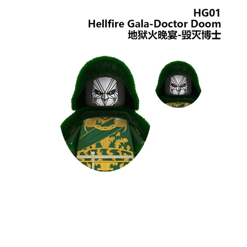 Figurine Doctor Doom - Hellfire Gala Vert Or