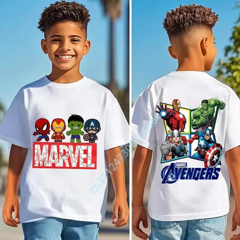 T-Shirt Enfant Marvel Avengers - Logo Fenêtre Windows Style