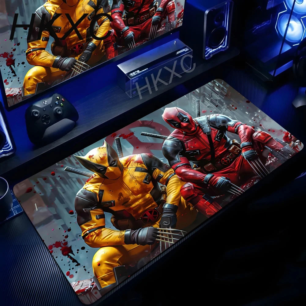 Tapis de Souris Marvel Deadpool & Wolverine - Duo Ville Détruite
