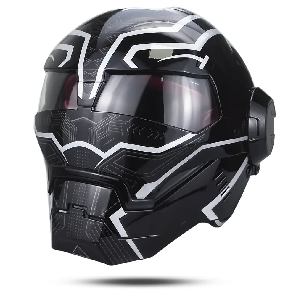 Casque Iron Man Avengers - Cosplay Édition Black Panther