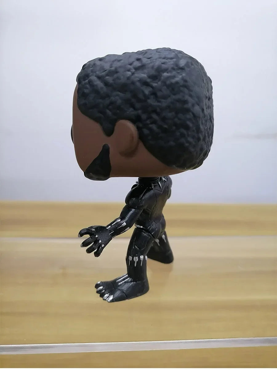 Figurine Vinyle Black Panther Style Funko - Visage Découvert