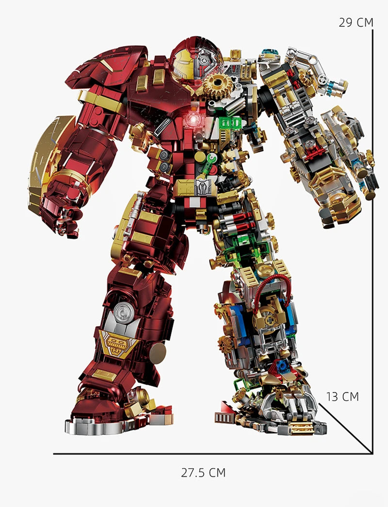 Figurine Briques Avengers Iron Man Buster - Construction 2653 Pièces
