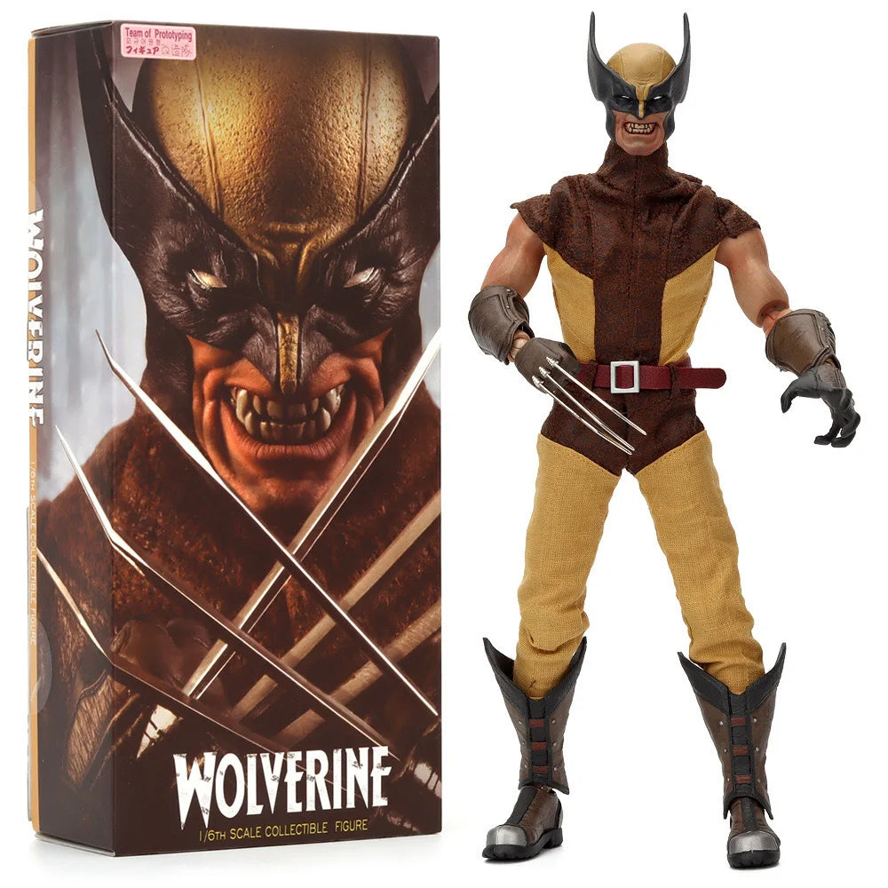 Figurine Collector 1/6 Wolverine - Costume Brun Vintage