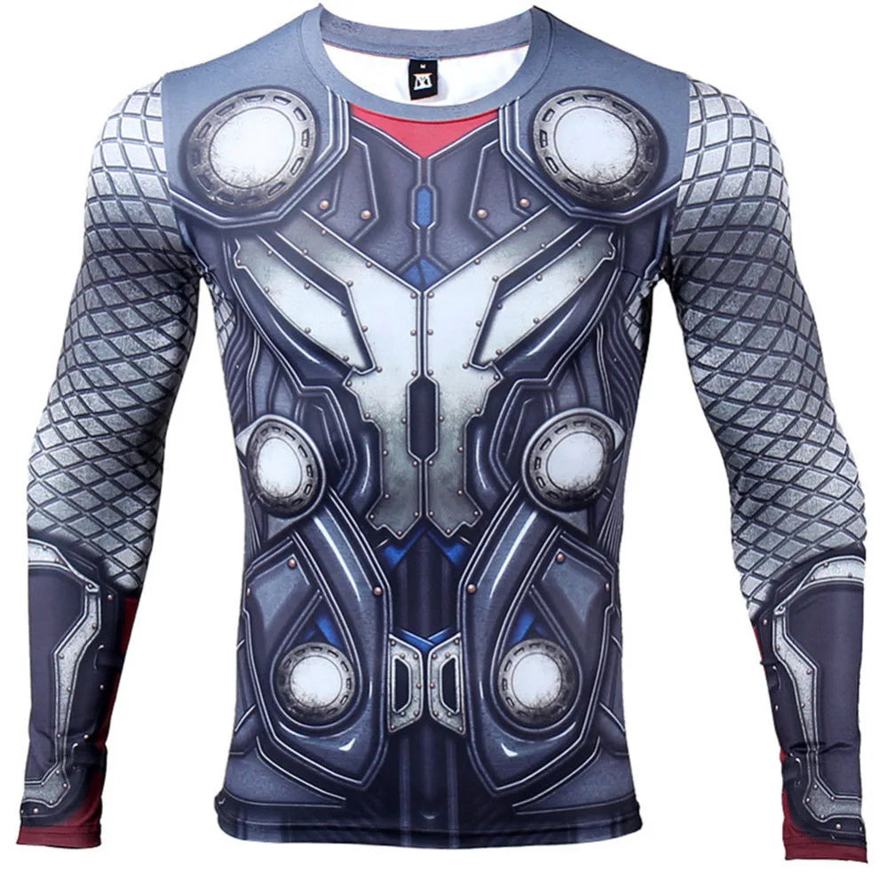 T-Shirt Avengers Thor 3D - Gris Anthracite